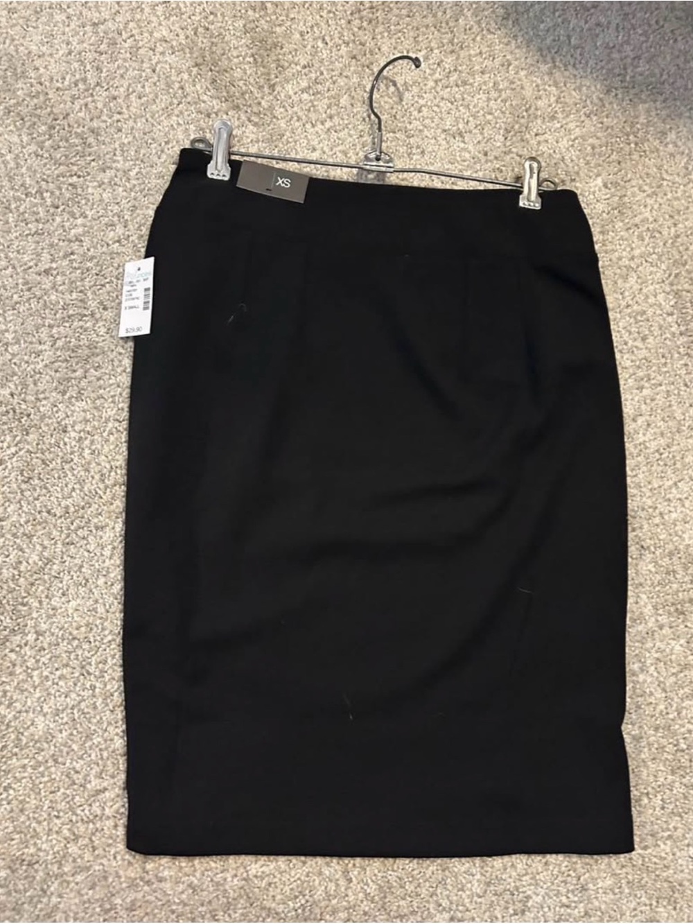Maurices Black Pencil Skirt with Subtle Back Vent - Picture 3 of 3